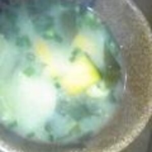 パンチ効かせて❤南瓜と玉葱のおみそ汁❤
